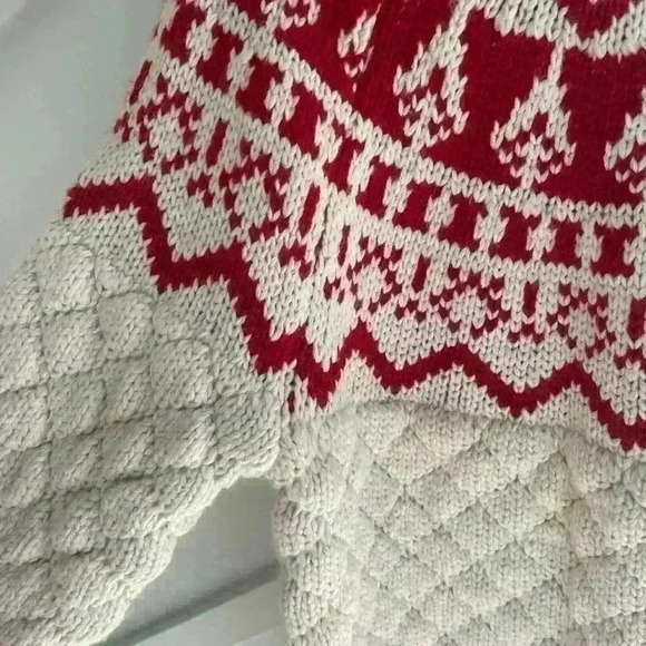 Industry Oversized  Chunky Bulky Sweater Vintage Style New Wool Blend size L - Picture 9 of 14